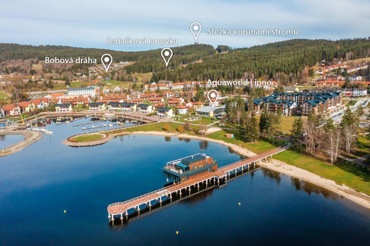 Residence Koubek - Apartmán A121 s infrasaunou Molo Lipno Lipno nad Vltavou Exteriér fotografie